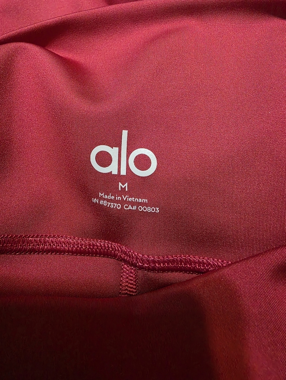 ALO Yoga Women's Fuchsia High-Waist Leggings - Picture 8 of 12